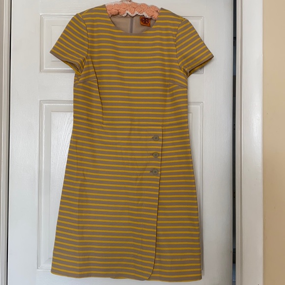 Authentic Tory Burch Striped Dress Large - Picture 1 of 6